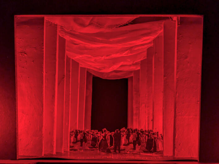 Red death, set maquette