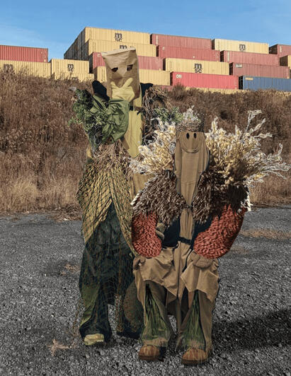 Costume design, photo collage